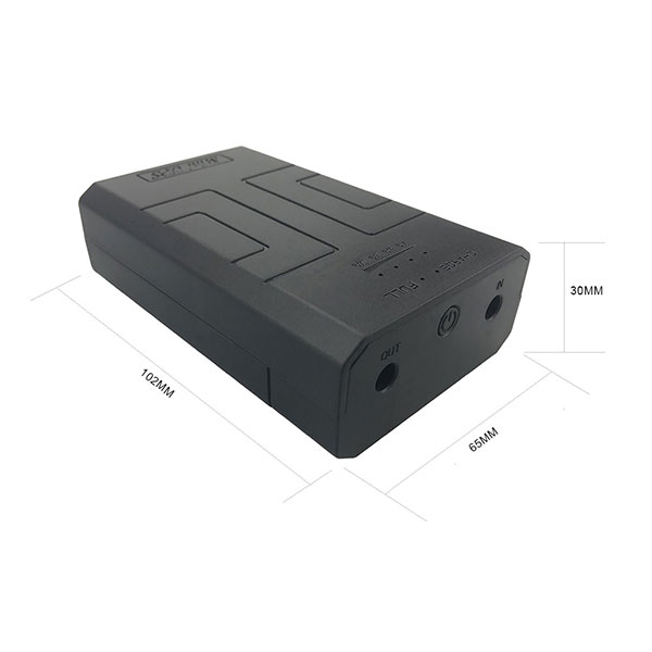 12V 2A Mini UPS with Lithium Battery Cell for WIFI Router, CCTV, Modern as  Backup for 2-4 Hours