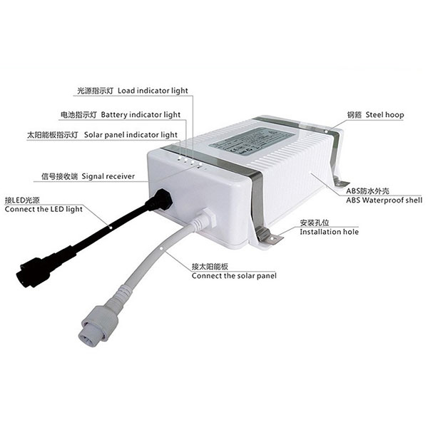 12V 50Ah LiFePO4 Cylinder Battery Pack for Separated Solar Street Light