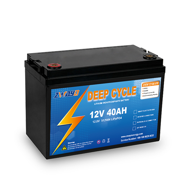 12V 40Ah LiFePO4 Prismatic Battery Pack for Solar Storage/ Marine