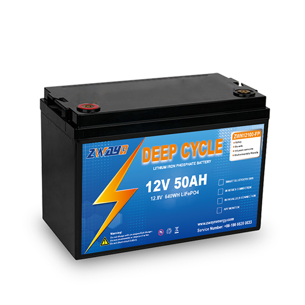 12V 50Ah LiFePO4 Prismatic Battery Pack for Solar Storage/ Marine