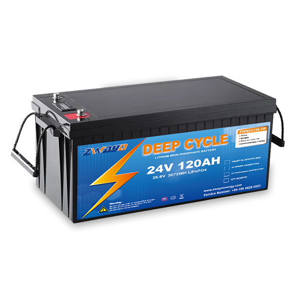 25.6V 120Ah LiFePO4 Prismatic Battery Pack for Solar Storage/ Marine
