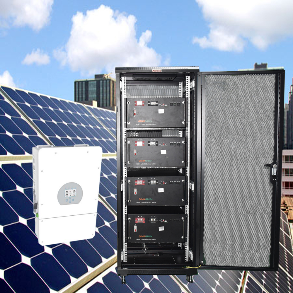 Solar Energy Storage System Lithium Ion Phosphate 5120wh 51.2V for Residental Power System