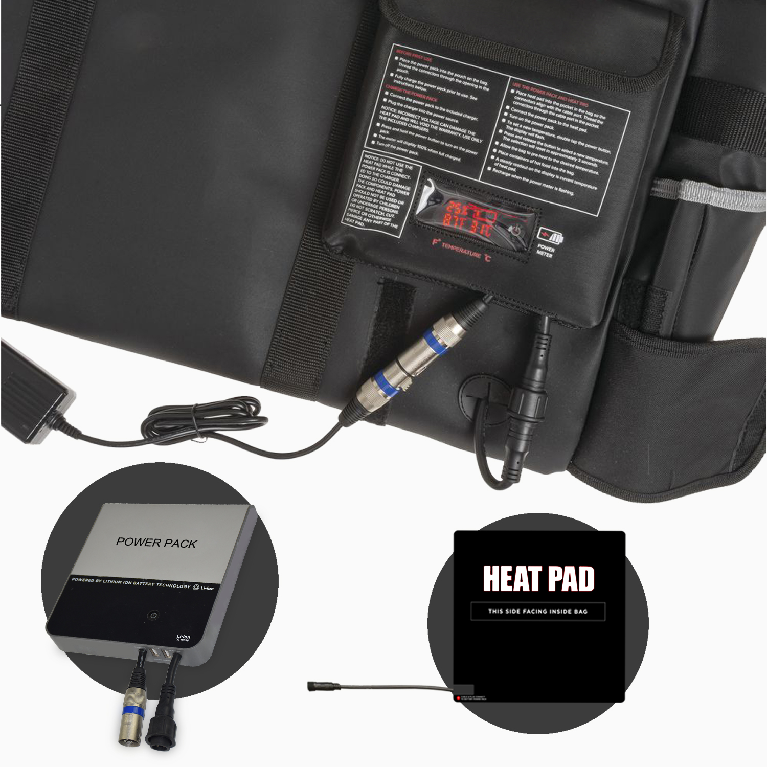 heated delivery bag