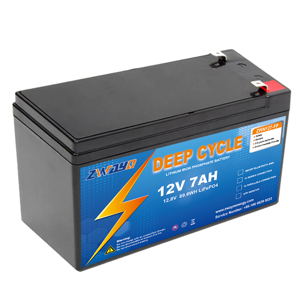 7ah Deep Cycle Rechargeable LiFePO4 12V Battery 12v 7ah lifepo4 battery