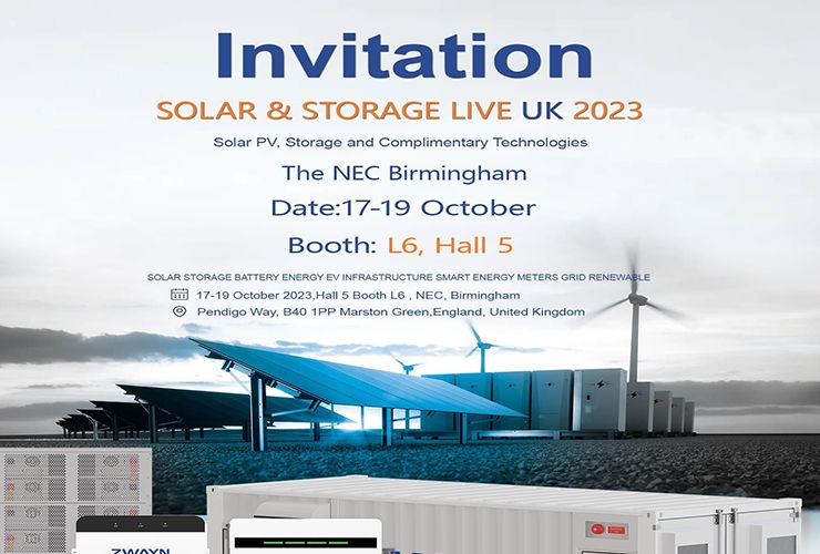 Join us at SOLAR&STORAGE LIVE UK 2023 to Discover the Latest Innovations in New Energy Lithium Battery Technology